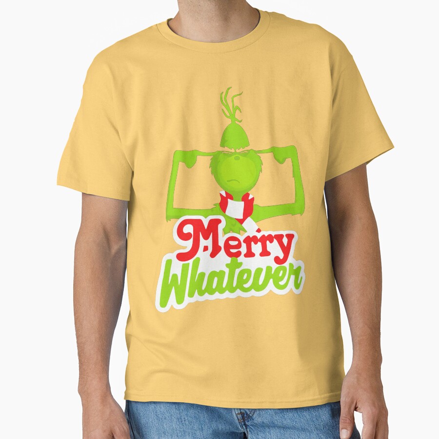 Movie The Grinch Merry Whatever T-shirt - Image 5