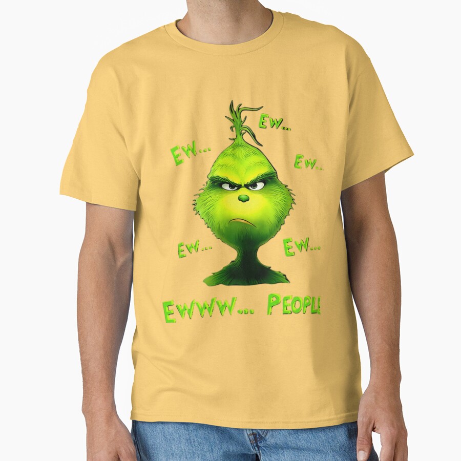 Grinch Ew People Funny Christmas Mood T-shirt - Image 6