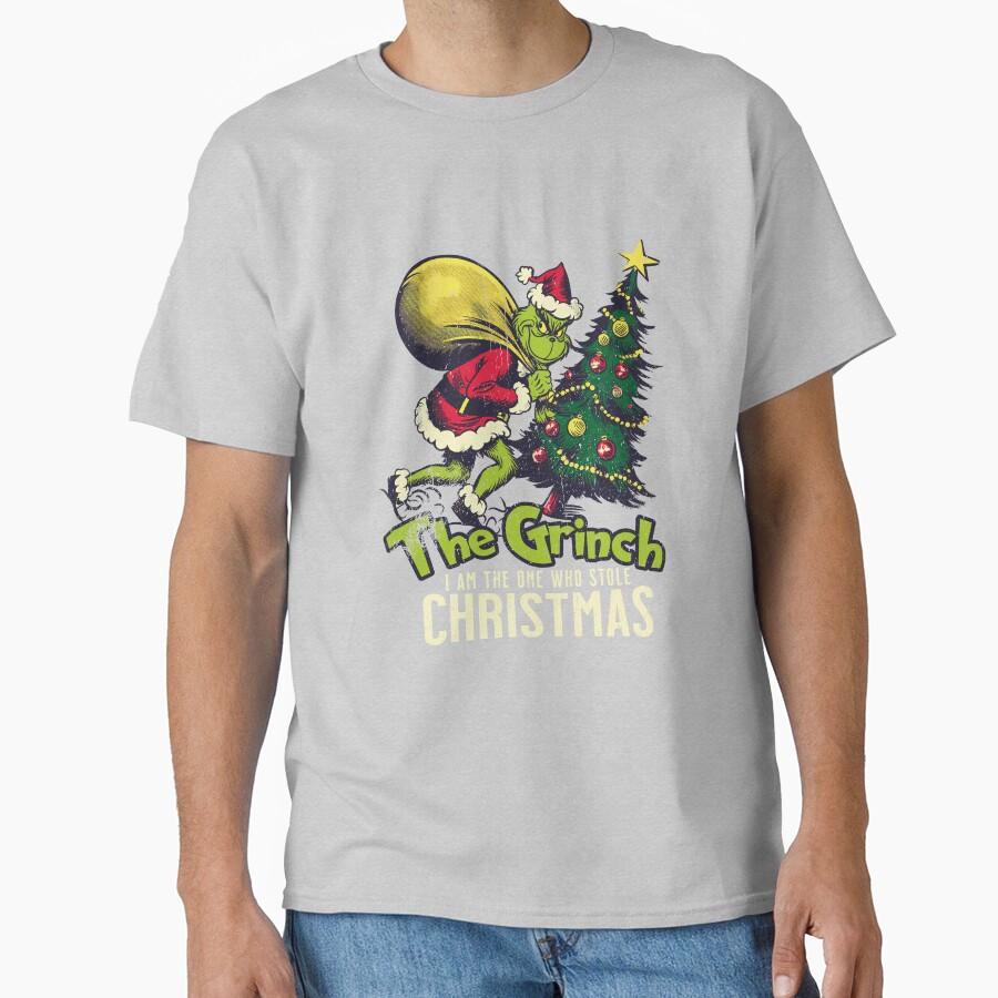 Print Design Christmas The Grinch T-shirt - Image 3