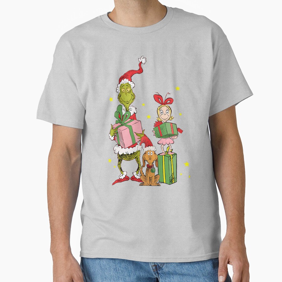 Funny Christmas Grinchs Movies Lover Gift T-shirt - Image 3
