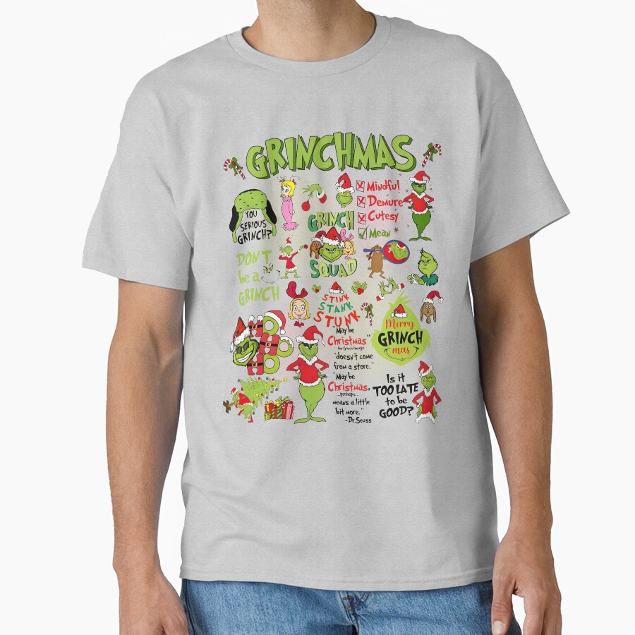 Merry Greenmas Christmas Mean Guy T-shirt - Image 3