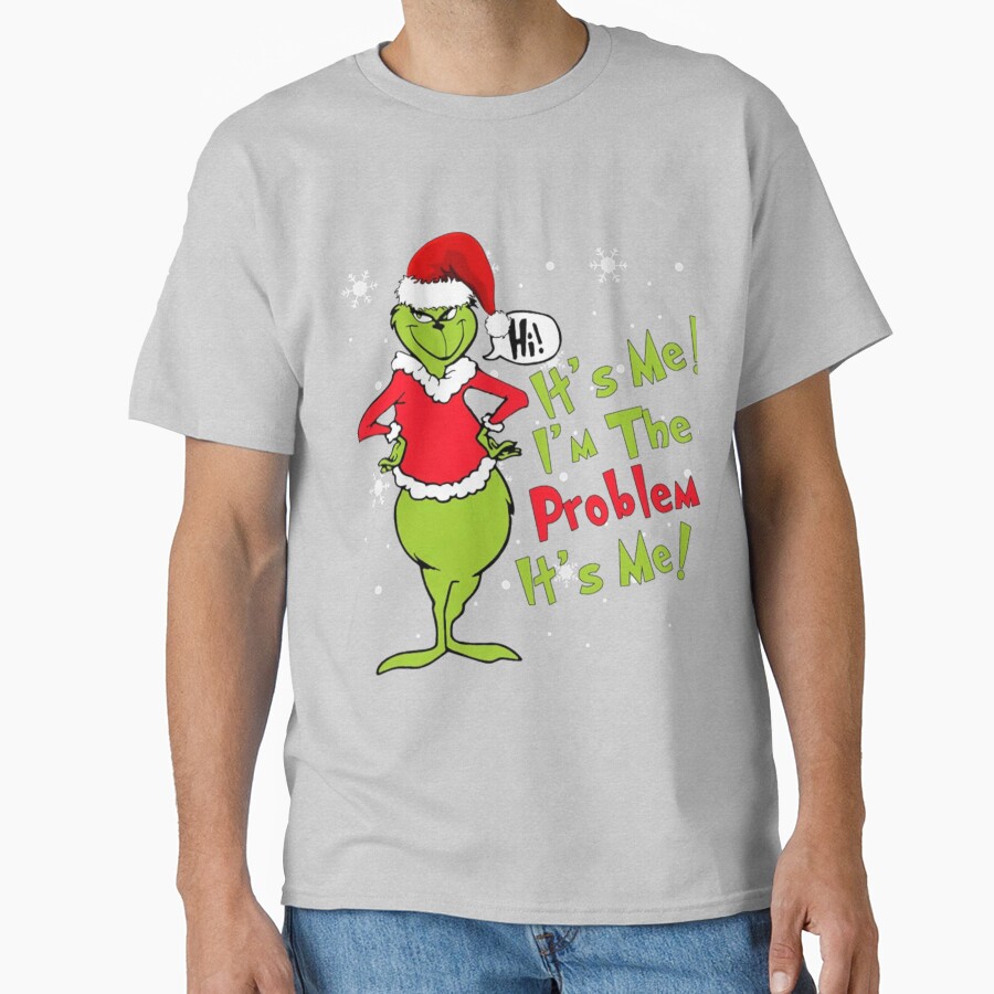 Funny Grinch Christmas Holiday Design T-shirt - Image 3