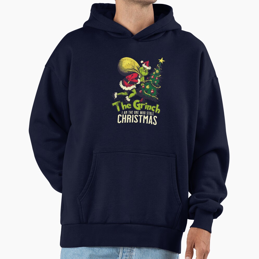 Print Design Christmas The Grinch Hoodie - Image 5
