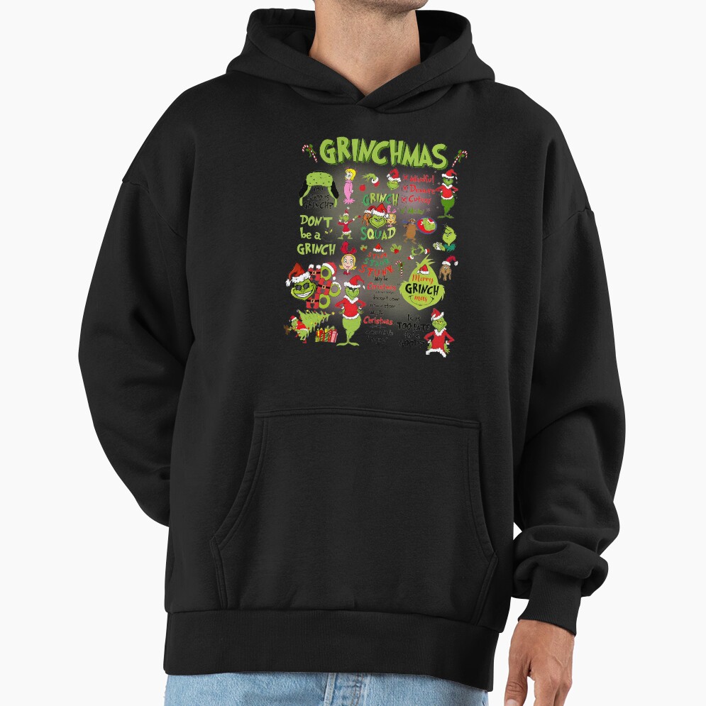 Merry Greenmas Christmas Mean Guy Hoodie - Image 2