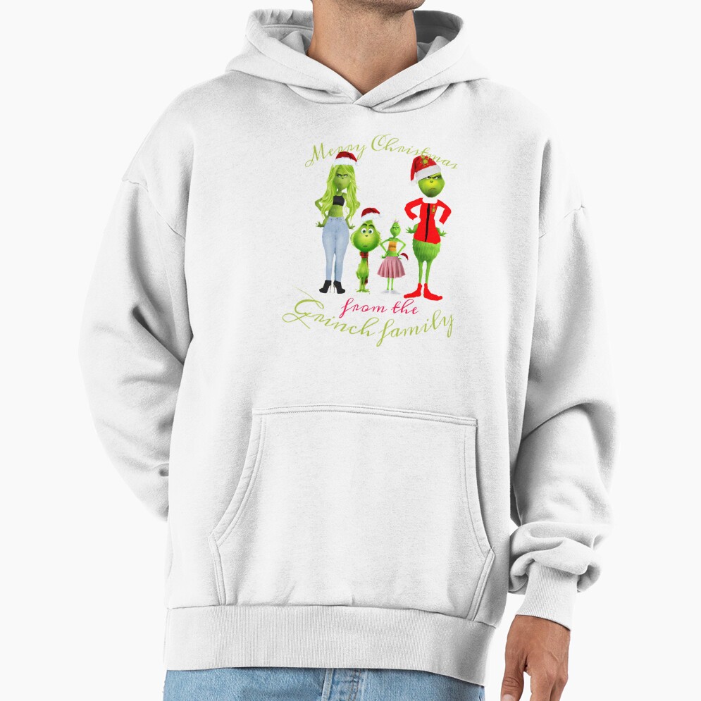 Art The Grinch Family Hoodie - Image 2
