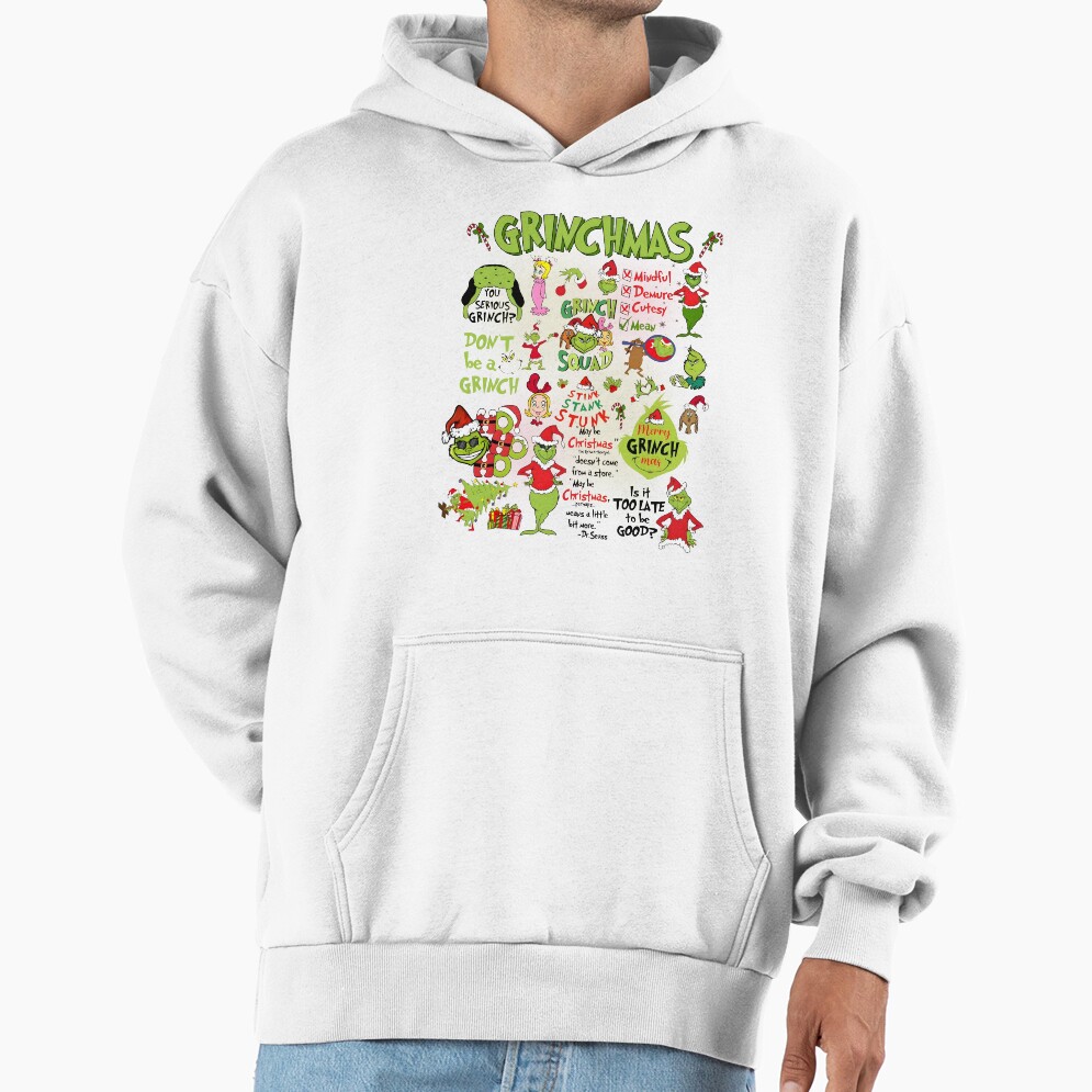 Merry Greenmas Christmas Mean Guy Hoodie