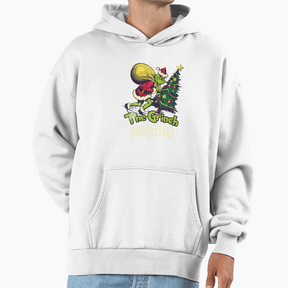 Print Design Christmas The Grinch Hoodie - Image 2