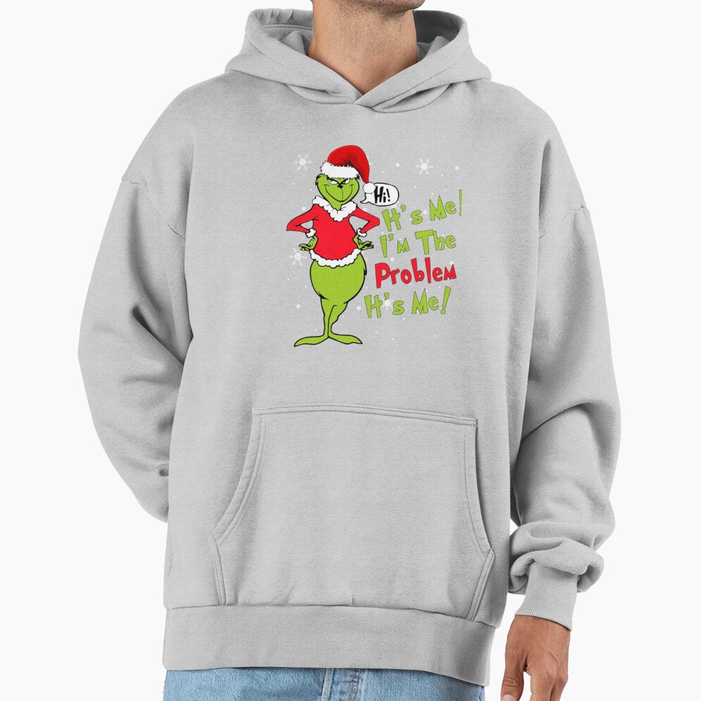 Funny Grinch Christmas Holiday Design Hoodie - Image 4