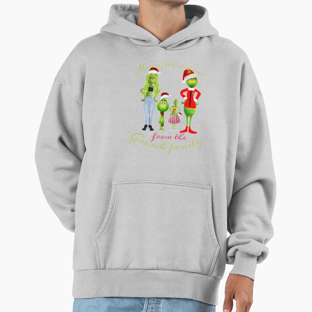 Art The Grinch Family Hoodie - Image 4