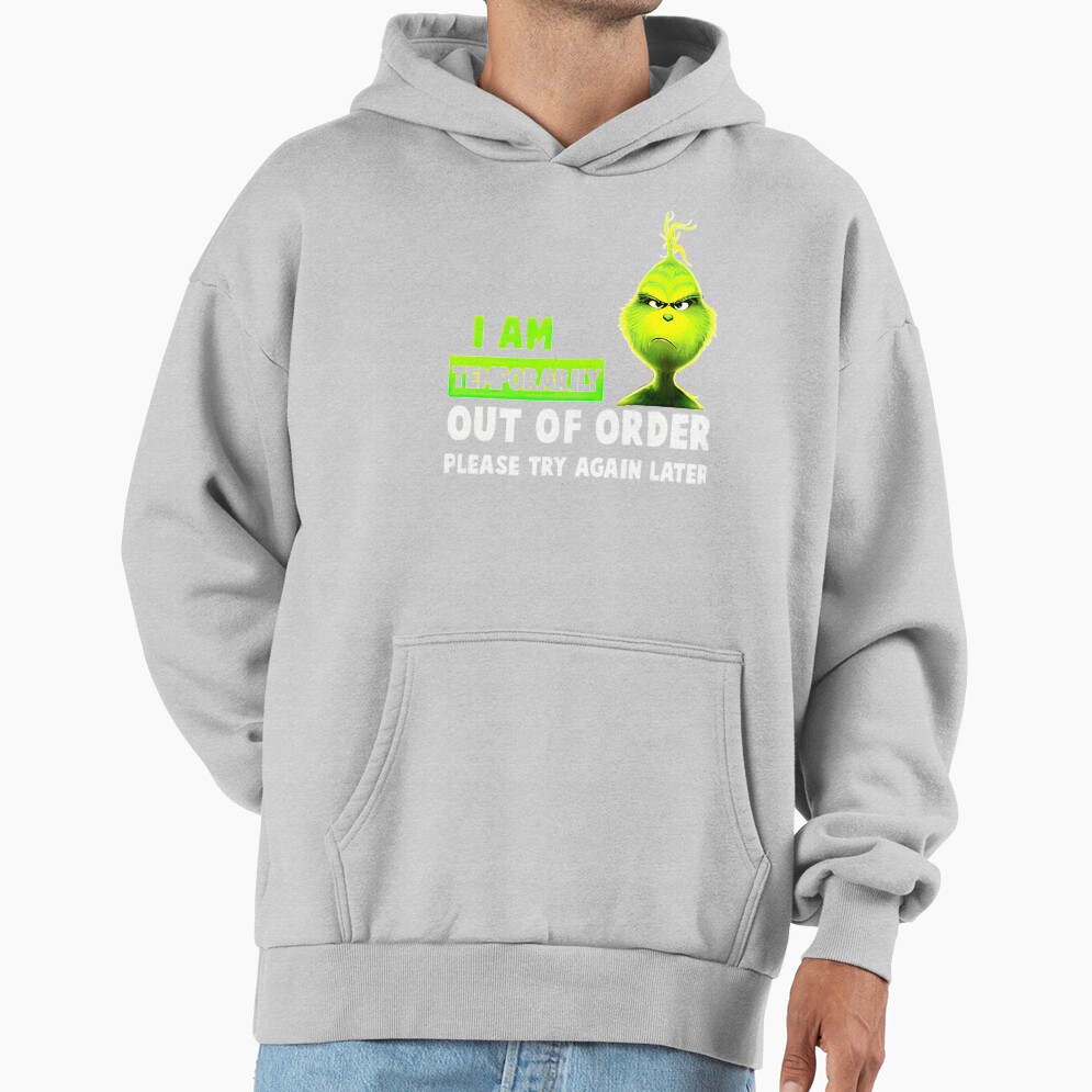 Grinchs Funny Christmas Meme Collection Hoodie - Image 3