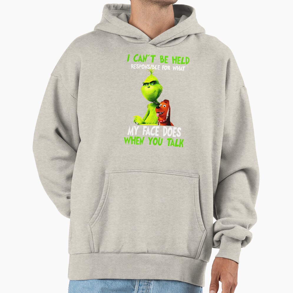 New Collection Christmas Grinchs Face Hoodie - Image 3