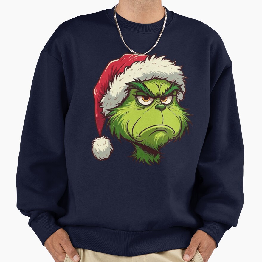 Hot Item The Grinch Face Sweatshirt - Image 5