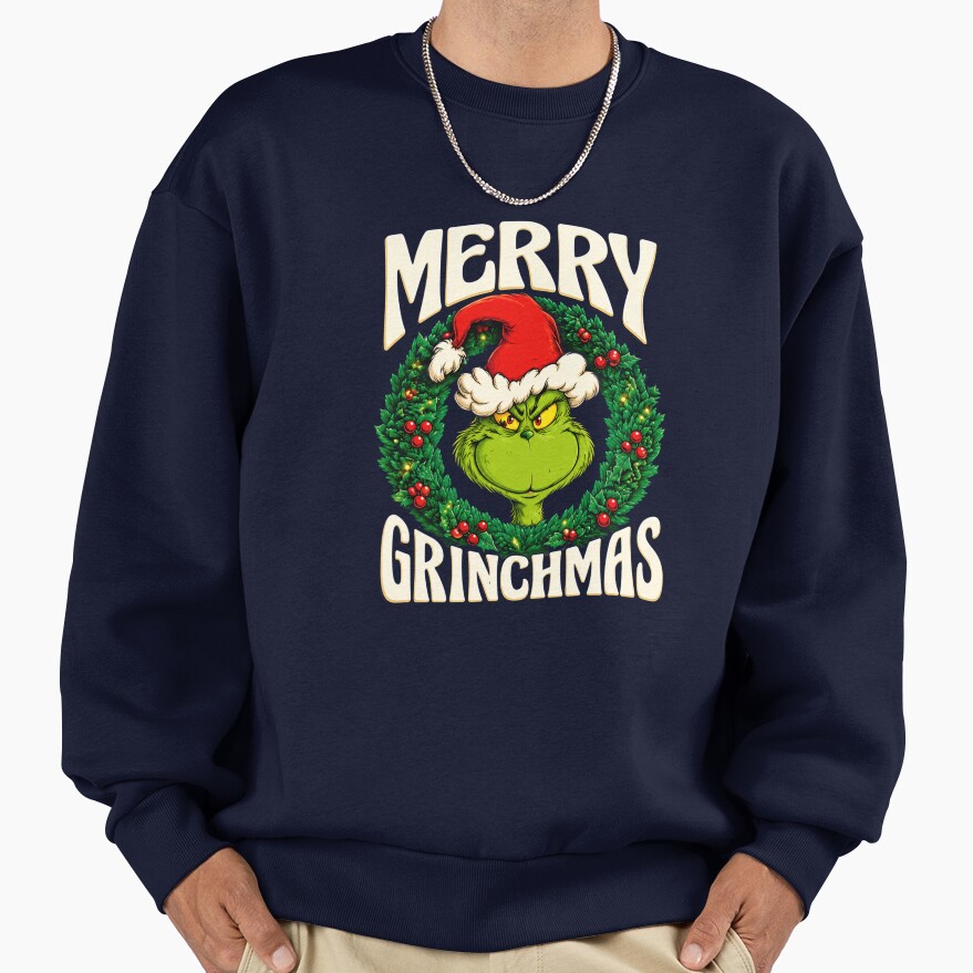 The Grinch Merry Grinchmas Graphic Sweatshirt - Image 4