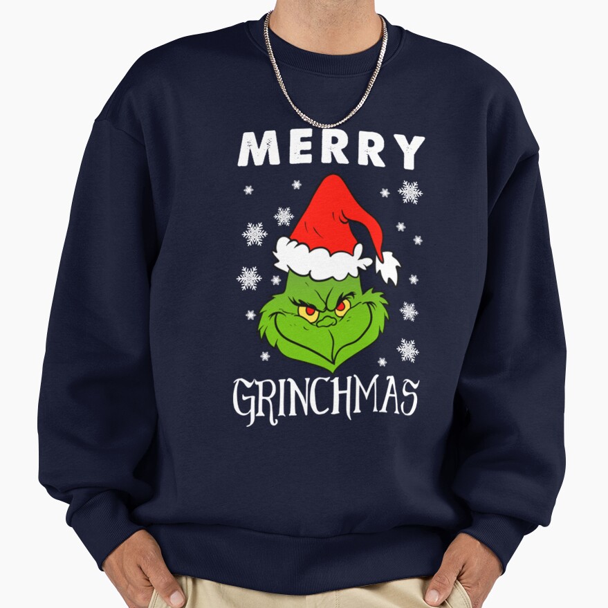 New Design Merry Grinchmas Sweatshirt - Image 4