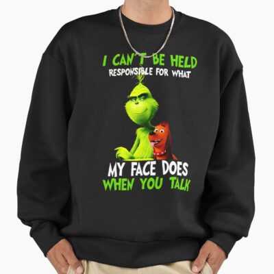 New Collection Christmas Grinchs Face Sweatshirt
