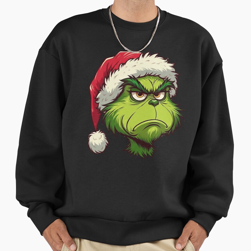 Hot Item The Grinch Face Sweatshirt - Image 2