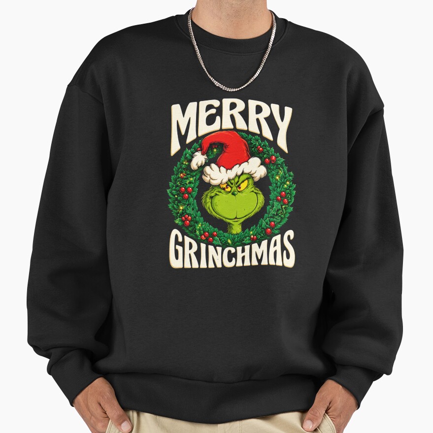 The Grinch Merry Grinchmas Graphic Sweatshirt