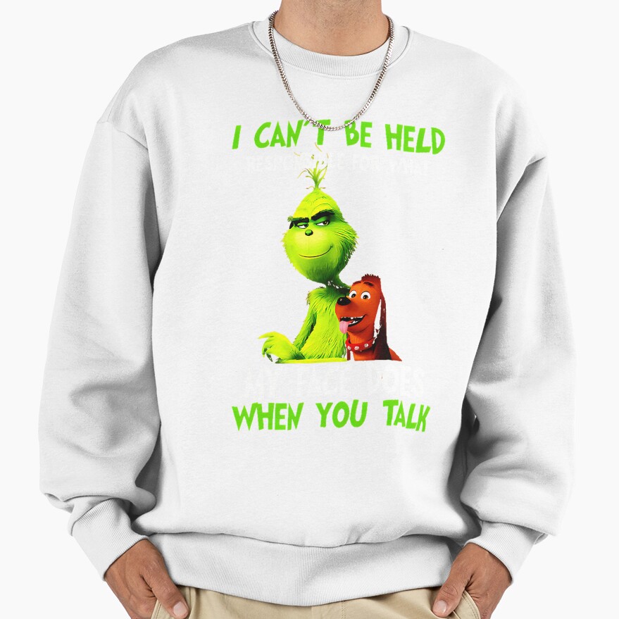 New Collection Christmas Grinchs Face Sweatshirt - Image 2