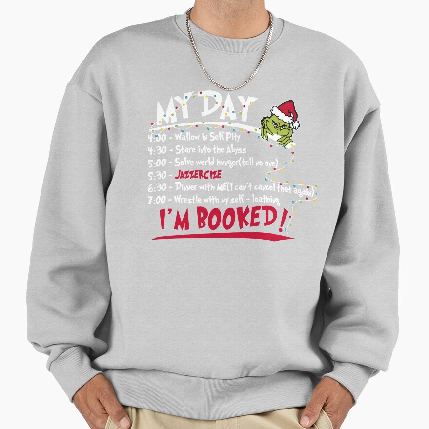 Enjoying My Day The Grinch Sweatshirt - Image 3