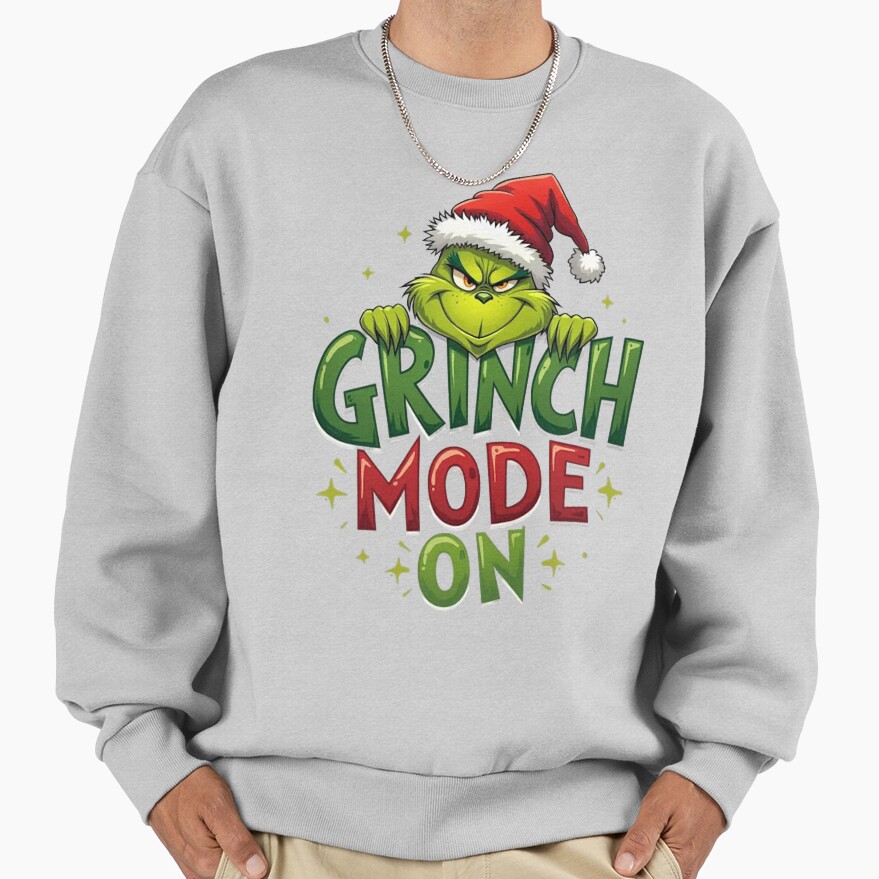 Movie The Grinch Vintage Design Sweatshirt - Image 4
