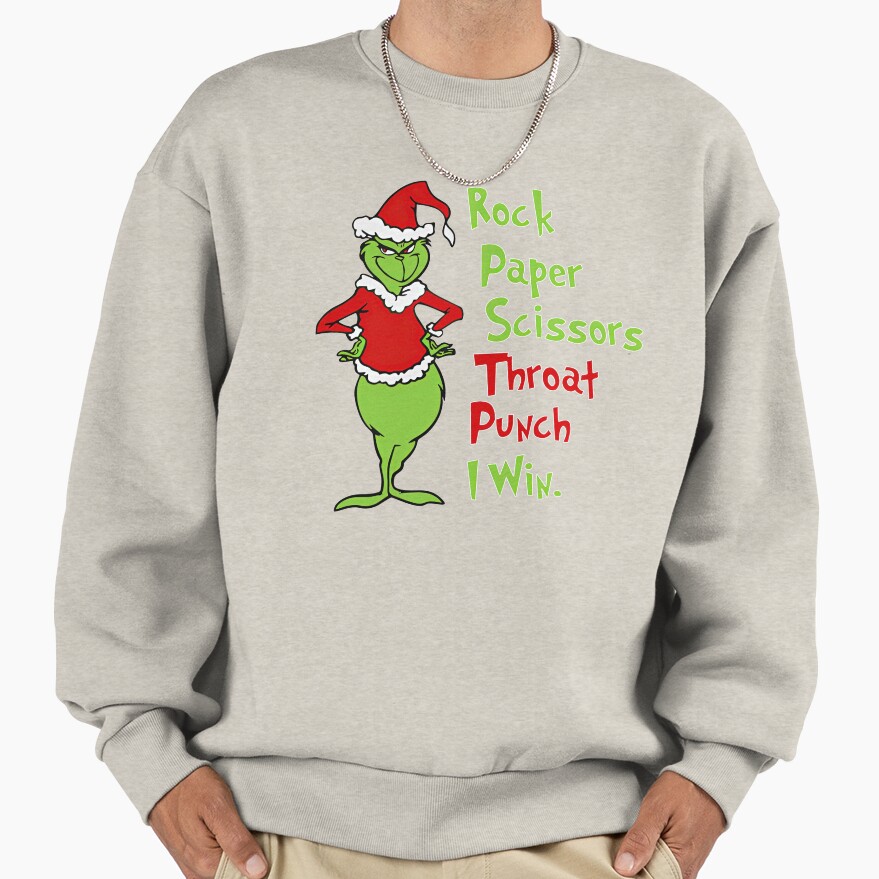 Grinch Christmas Funny Christmas Sweatshirt - Image 3