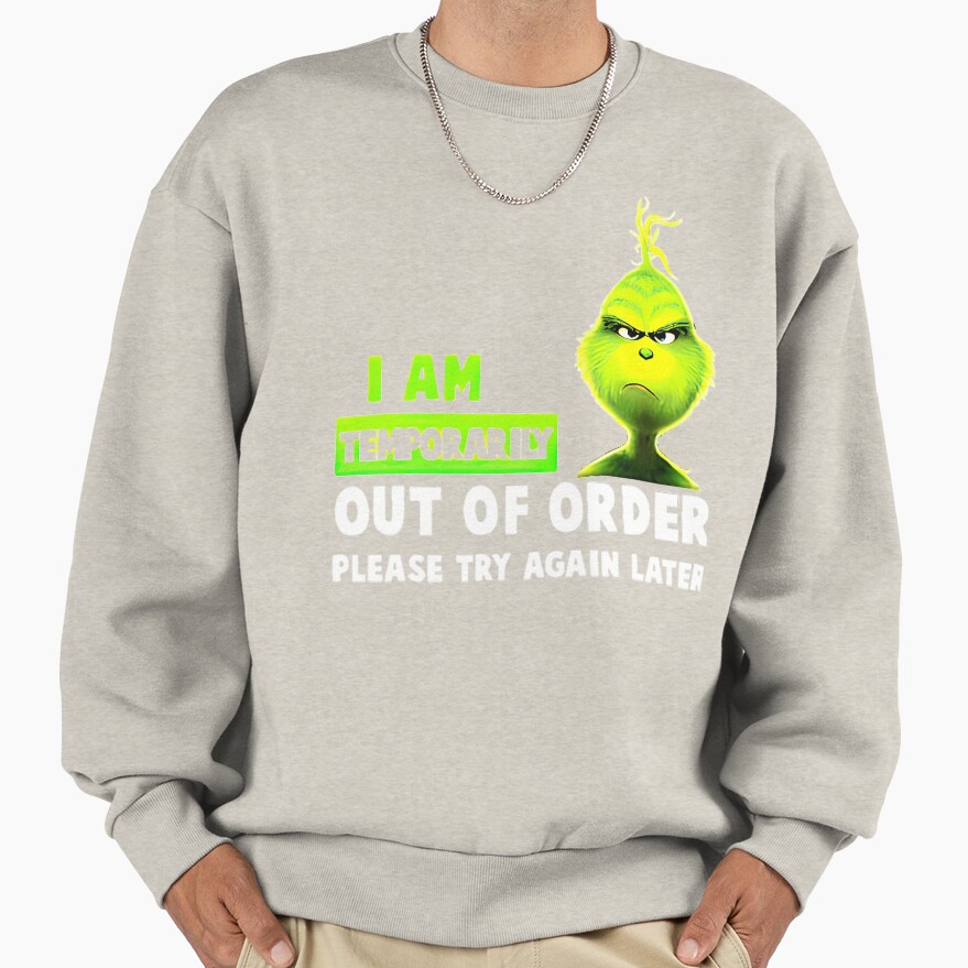 Grinchs Funny Christmas Meme Collection Sweatshirt - Image 2