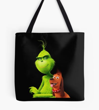 Grinchew Christmas Sticker Tote Bag