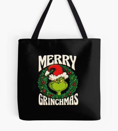 The Grinch Merry Grinchmas Graphic Tote Bag
