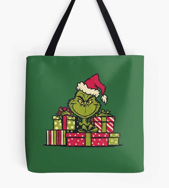 New Design Movie The Grinch Chistmas Tote Bag