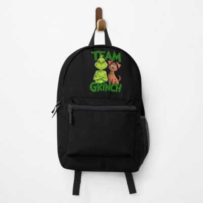 Team Grinch With Max Dog Christmas Holiday Backpack