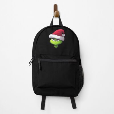 Cute The Grinch For Christmas With Santa Hat Backpack