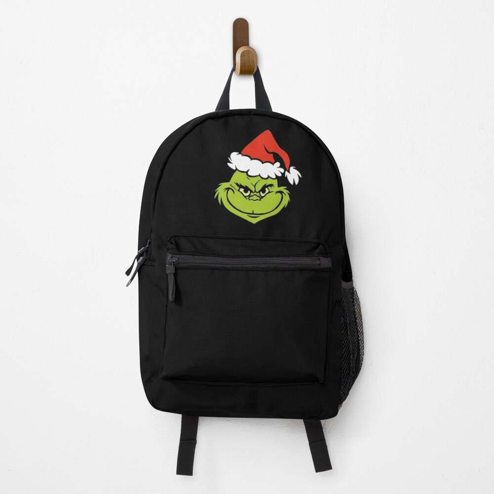 The Grinch Christmas Santa Hat Backpack