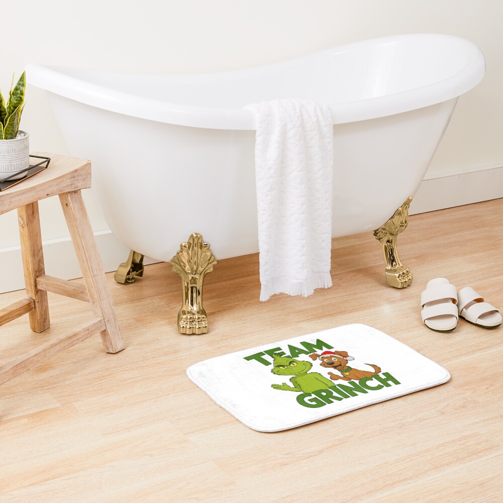 Team Grinch How The Grinch Stole Christmas Bath Mat - Image 2