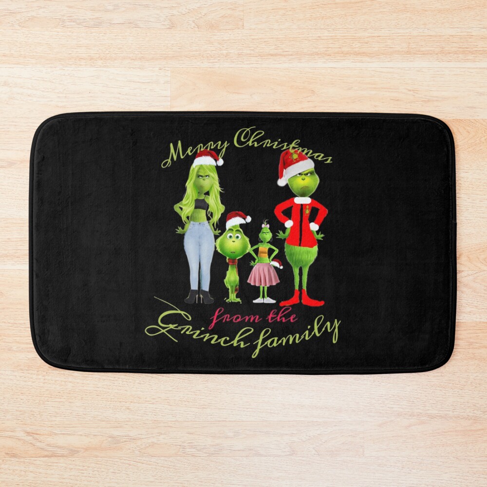 Movie The Grinch Family Bath Mat