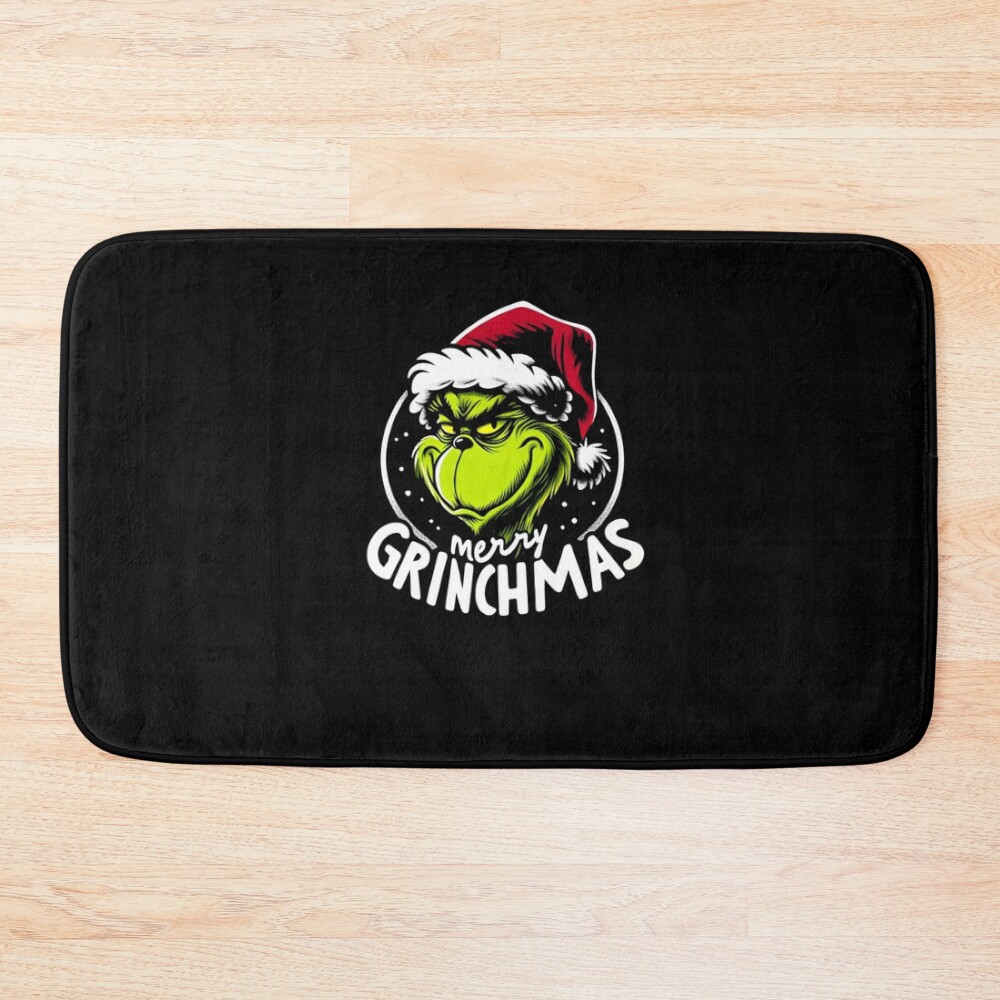 Merry Grinchmas Unique Collection Bath Mat