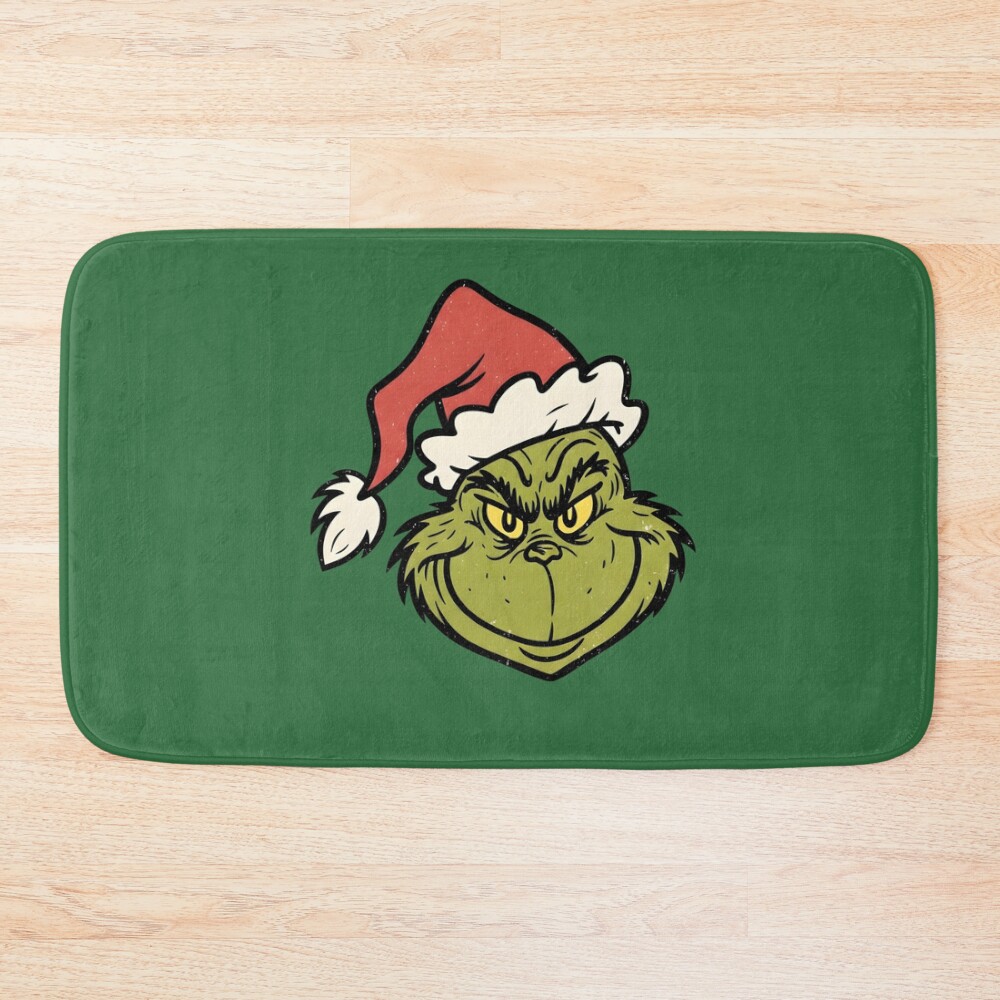Hot Item The Grinch Face Bath Mat