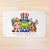 Patriotic Grinch Uncle Sam 4th Of July Bath Mat