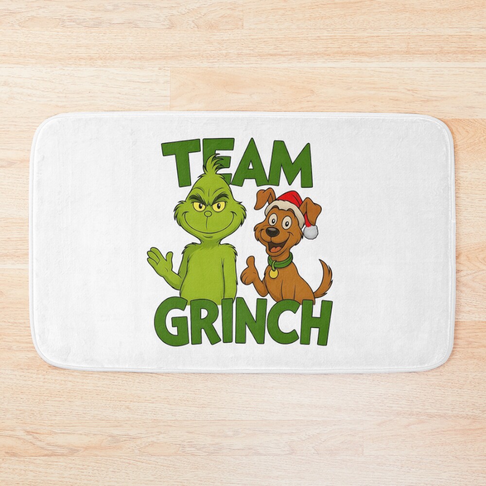 Team Grinch How The Grinch Stole Christmas Bath Mat