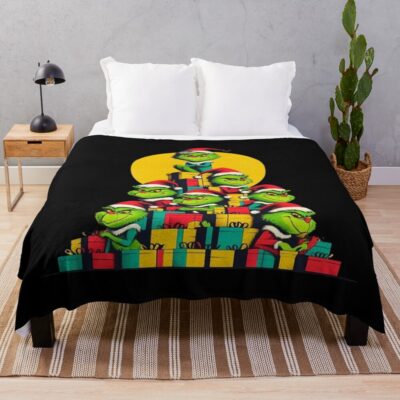 New Desing The Grinch Christmas Throw Blanket