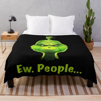 Movie The Grinch Ew People Throw Blanket