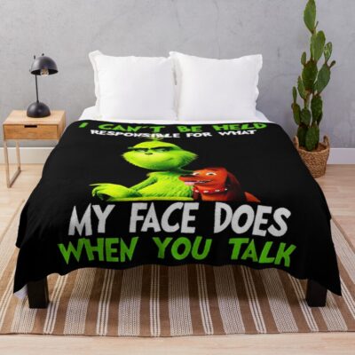 Movie The Grinch Bassic Collection Throw Blanket