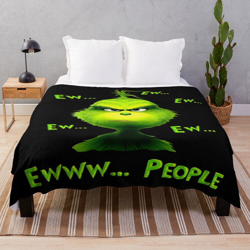Movie The Grinch Classic Design Throw Blanket