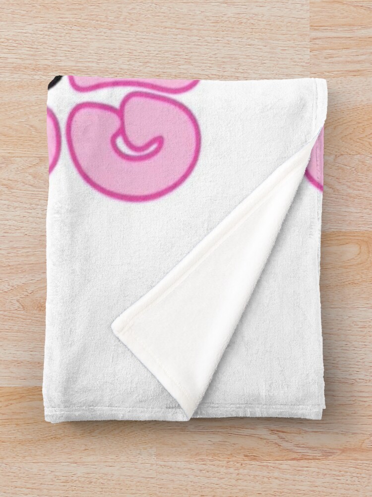 Grinch Pink Christmas Retro Cute Aesthetic Design Throw Blanket - Image 2