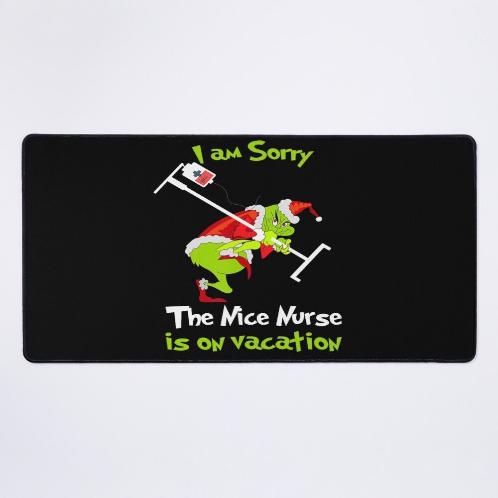 Grinch Funny Christmas Humor Design Mouse Pad