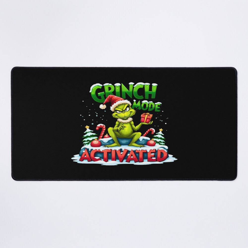 The Grinch Grinch Mode Activated Mouse Pad
