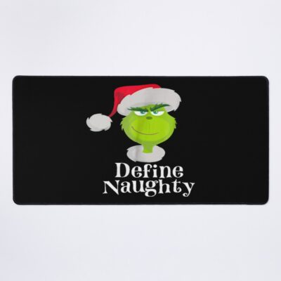 The Grinch Define Naughty Mouse Pad
