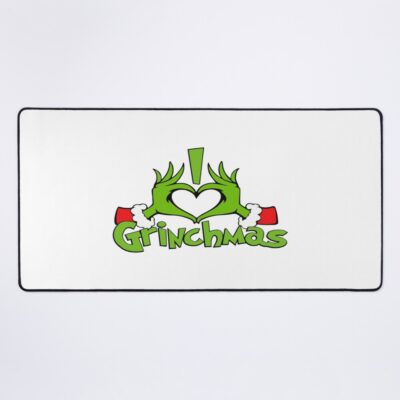 I Love Grinchmas Grinch Design Mouse Pad