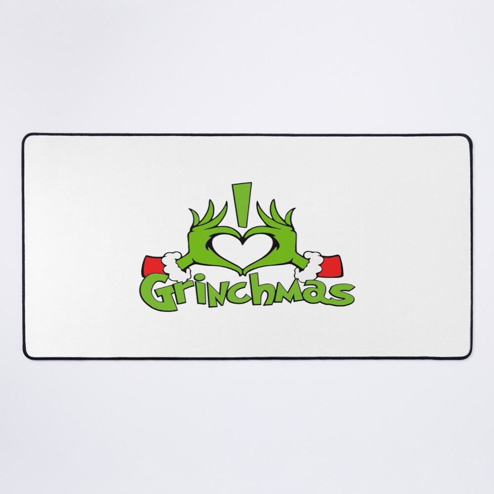 I Love Grinchmas Grinch Design Mouse Pad