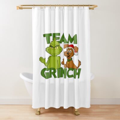 Team Grinch How The Grinch Stole Christmas Shower Curtain