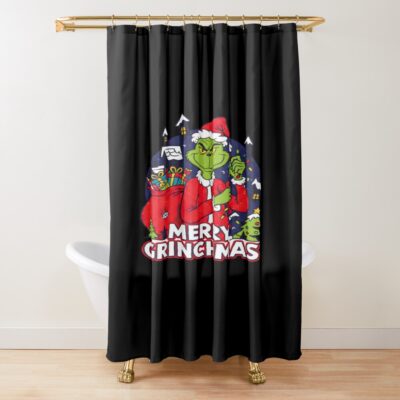New Design The Grinch Merry Grinchmas Shower Curtain